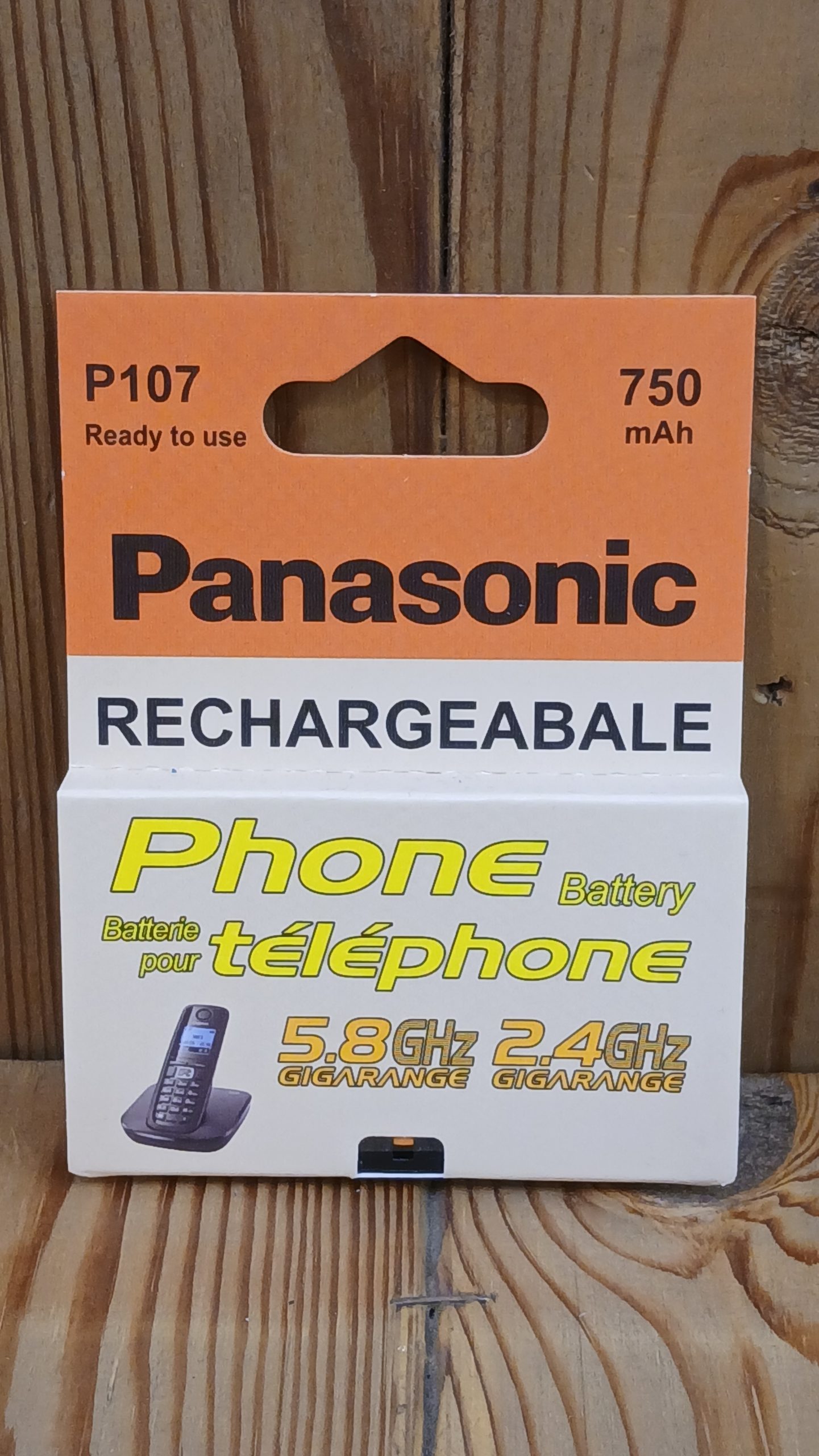 باتری تلفن بی سیم مدل P107